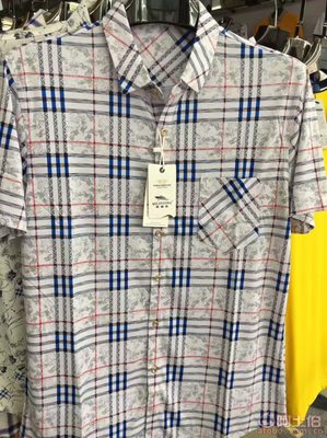 【自主品牌廠家處理襯衫短袖男品牌絲光棉中年男士襯衫輕奢商務男裝尾單雜款1701】汕頭市濠江區誠誠服裝廠 - 產品庫